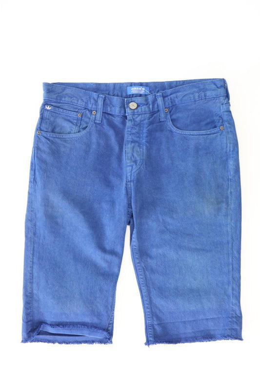 Adidas Shorts für Herren Gr. W33 blau aus Baumwolle