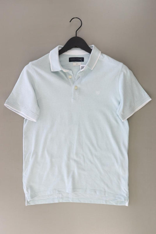 Jack & Jones Hellblaues Poloshirt für Herren Gr. S Kurzarm aus Baumwolle