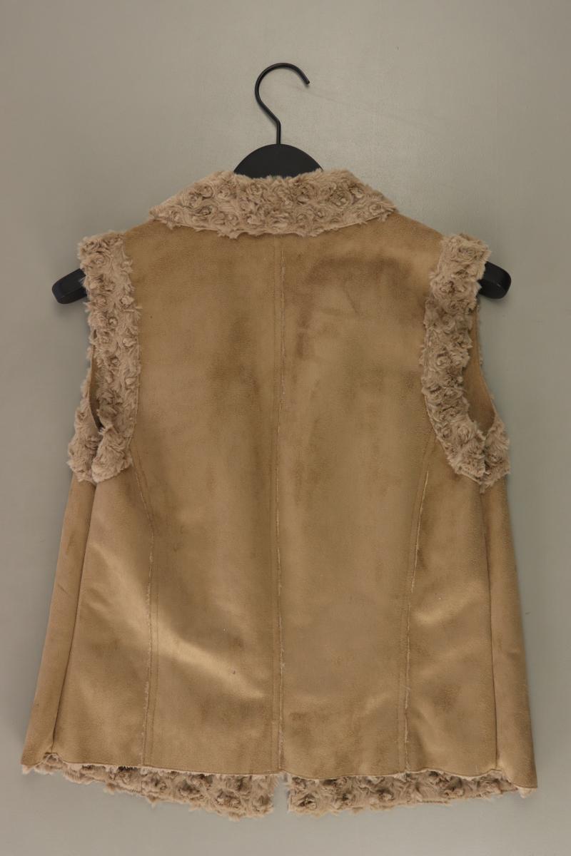 Walbusch Kunstfellweste Gr. 38 braun aus Polyester
