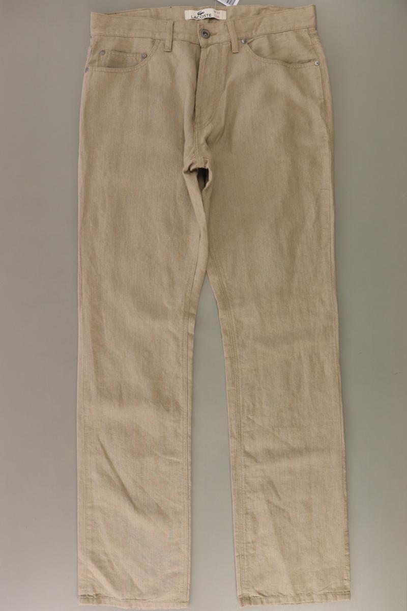 Lacoste Five-Pocket-Hose für Herren Gr. W33/L34 braun aus Baumwolle