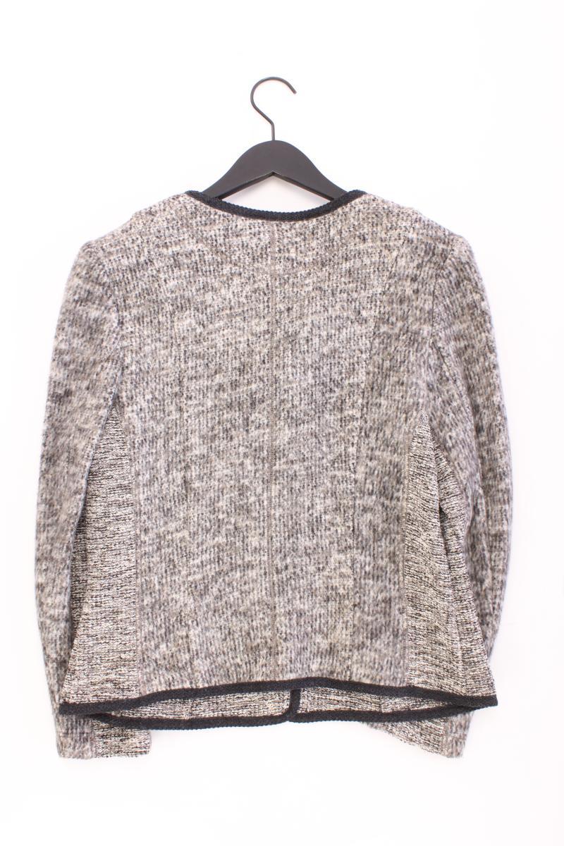 BARBARA LEBEK Strickjacke Gr. 40 Langarm grau aus Polyacryl