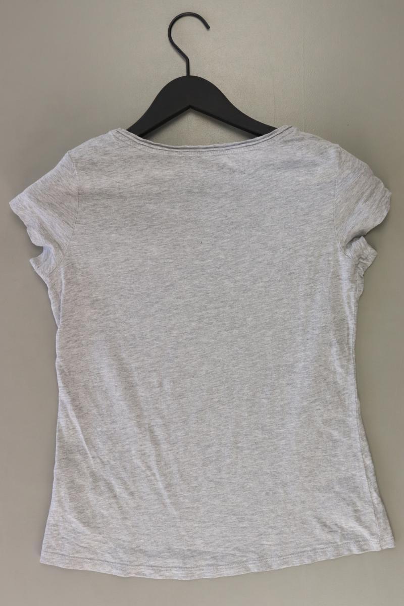 Esprit Printshirt Gr. XS Kurzarm grau aus Baumwolle