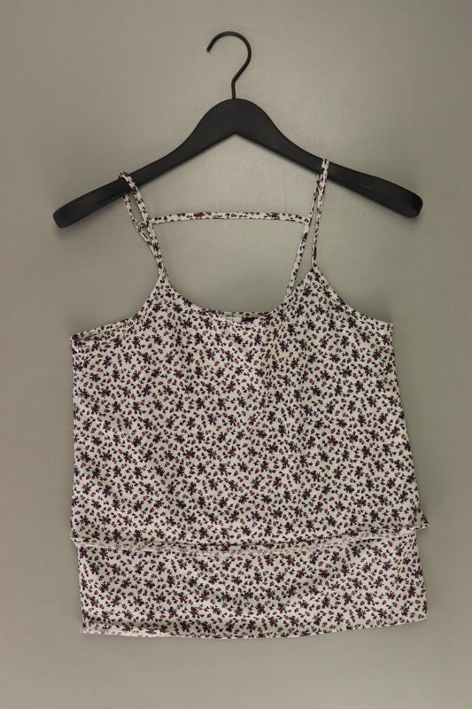 Only Spaghetti-Top Gr. XS mit Blumenmuster creme aus Polyester