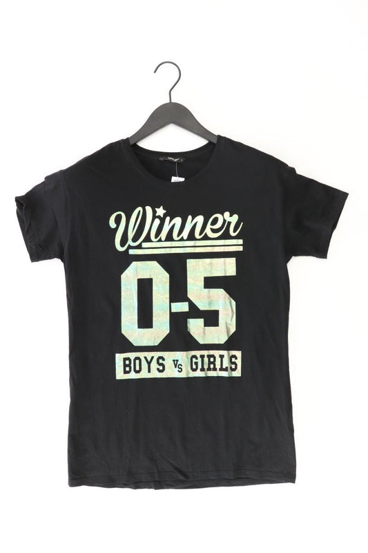 Only Printshirt Gr. S Kurzarm schwarz aus Baumwolle