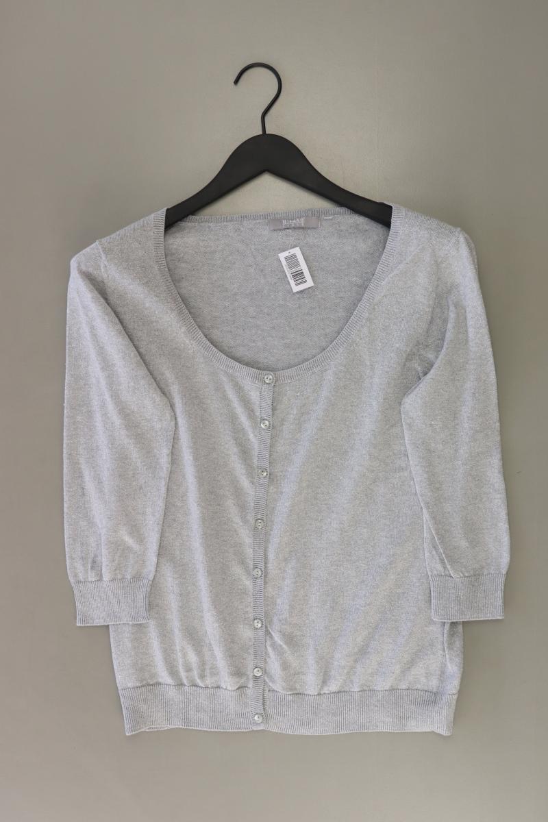 Milano Italy Strickjacke Gr. M 3/4 Ärmel grau