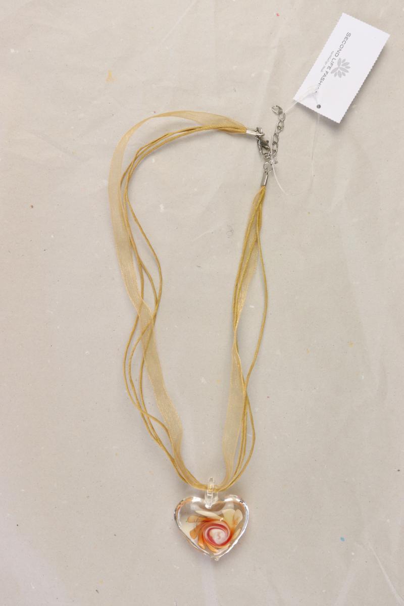 Second Hand Outfit Größe M mit Bershka Spaghetti-Top in Gr. M und Halskette