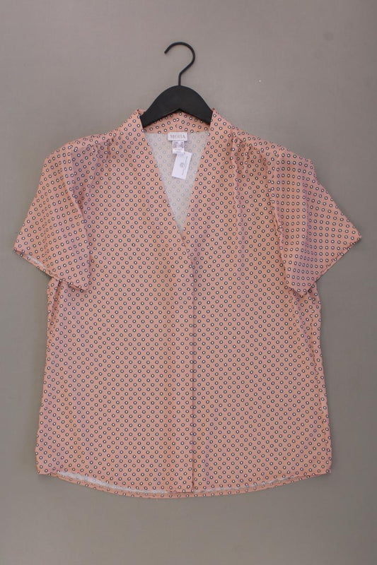 Mona Kurzarmbluse Gr. 38 geometrisches Muster rosa
