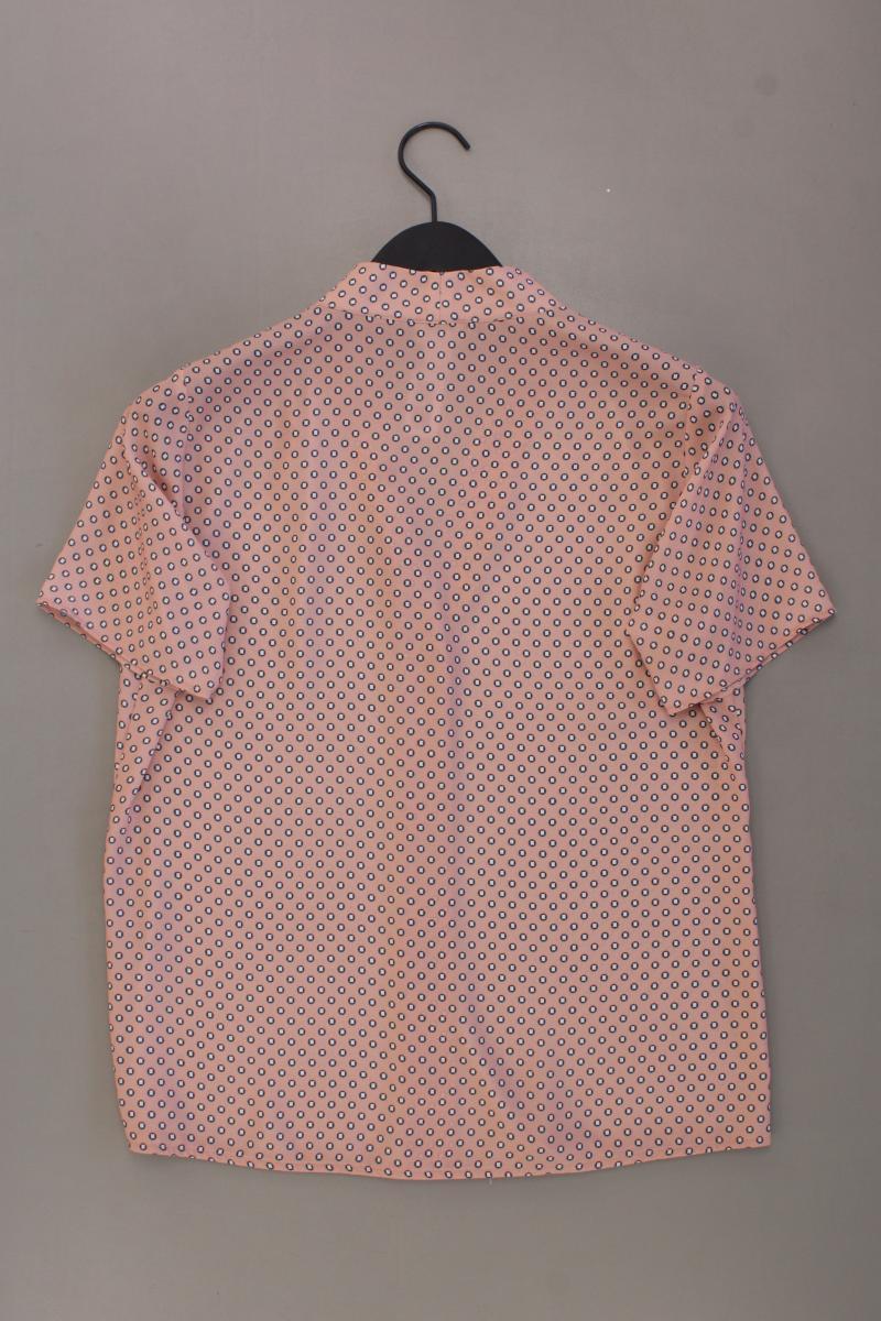 Mona Kurzarmbluse Gr. 38 geometrisches Muster rosa
