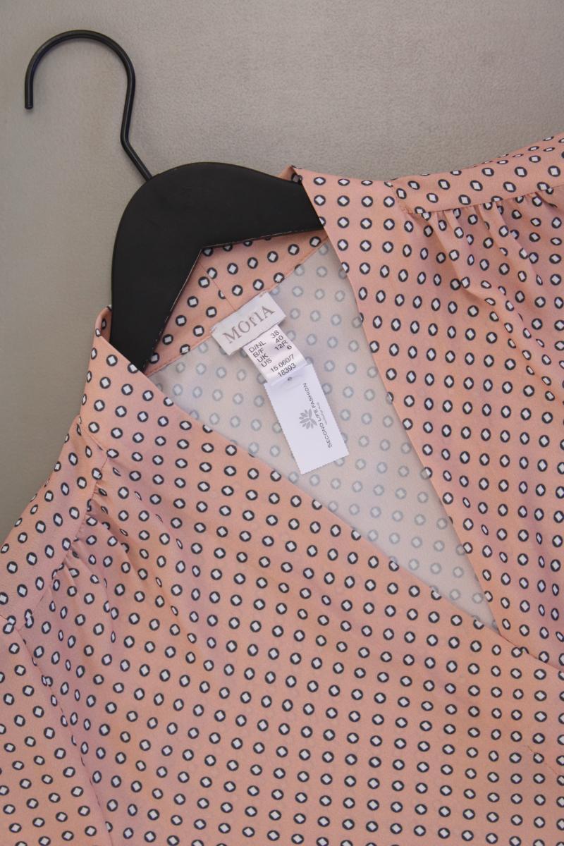 Mona Kurzarmbluse Gr. 38 geometrisches Muster rosa