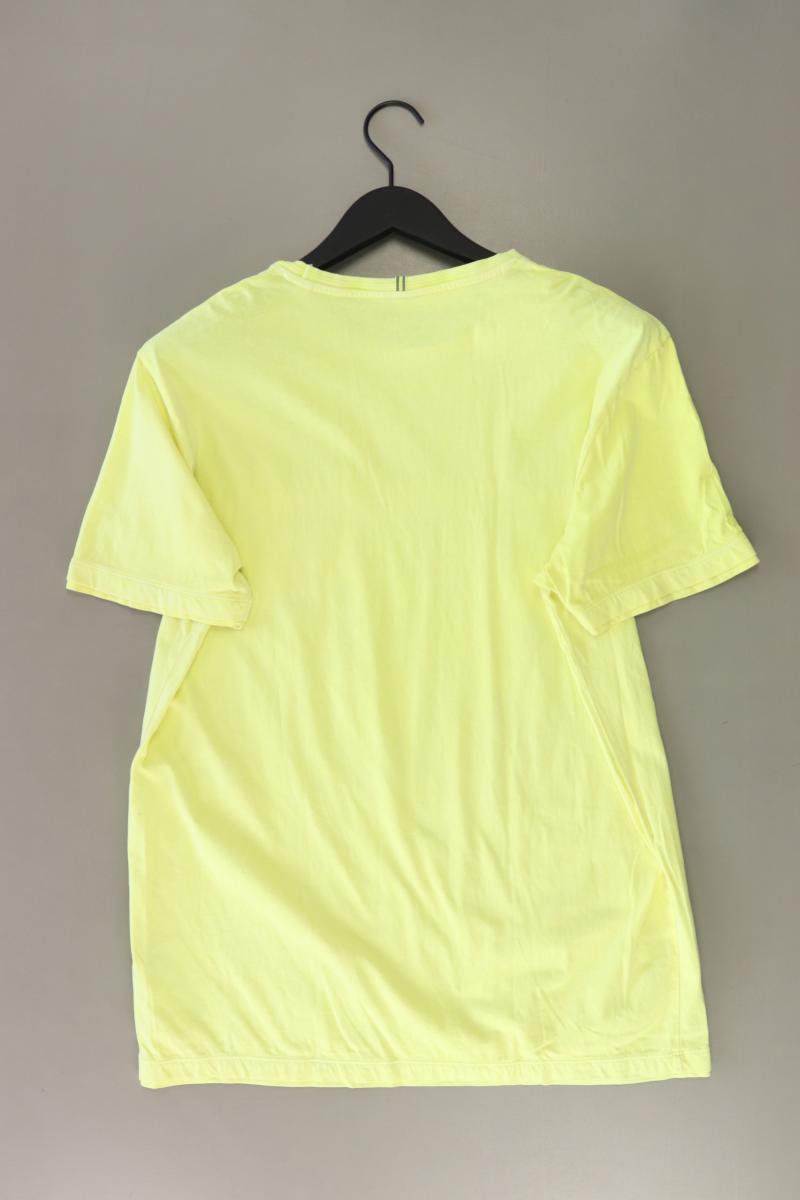 Esprit T-Shirt für Herren Gr. L Kurzarm gelb aus Baumwolle