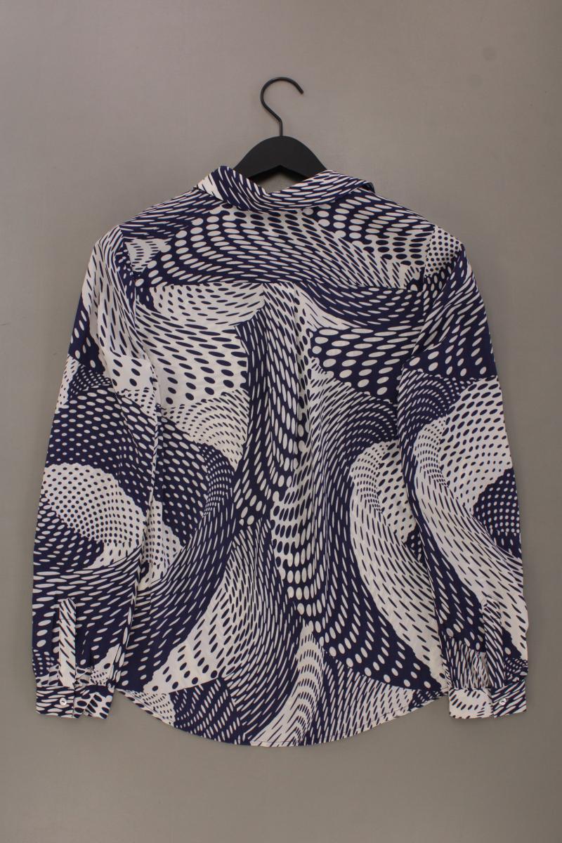 PAUL COSTELLOE Langarmbluse Gr. M blau aus Polyester