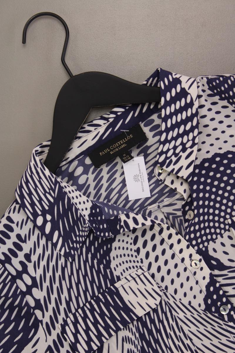 PAUL COSTELLOE Langarmbluse Gr. M blau aus Polyester