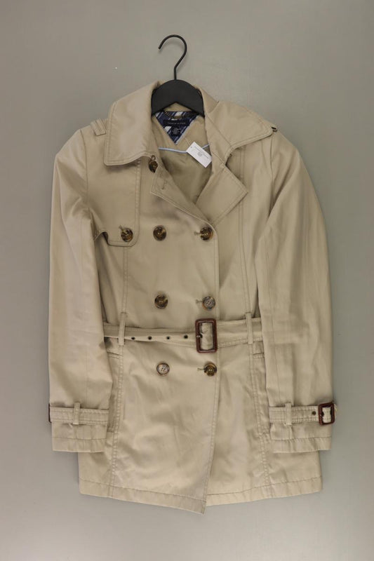 Tommy Hilfiger Trenchcoat Gr. S mit Gürtel creme aus Baumwolle