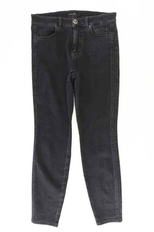 Marc Cain Skinny Jeans Gr. 40 grau aus Baumwolle