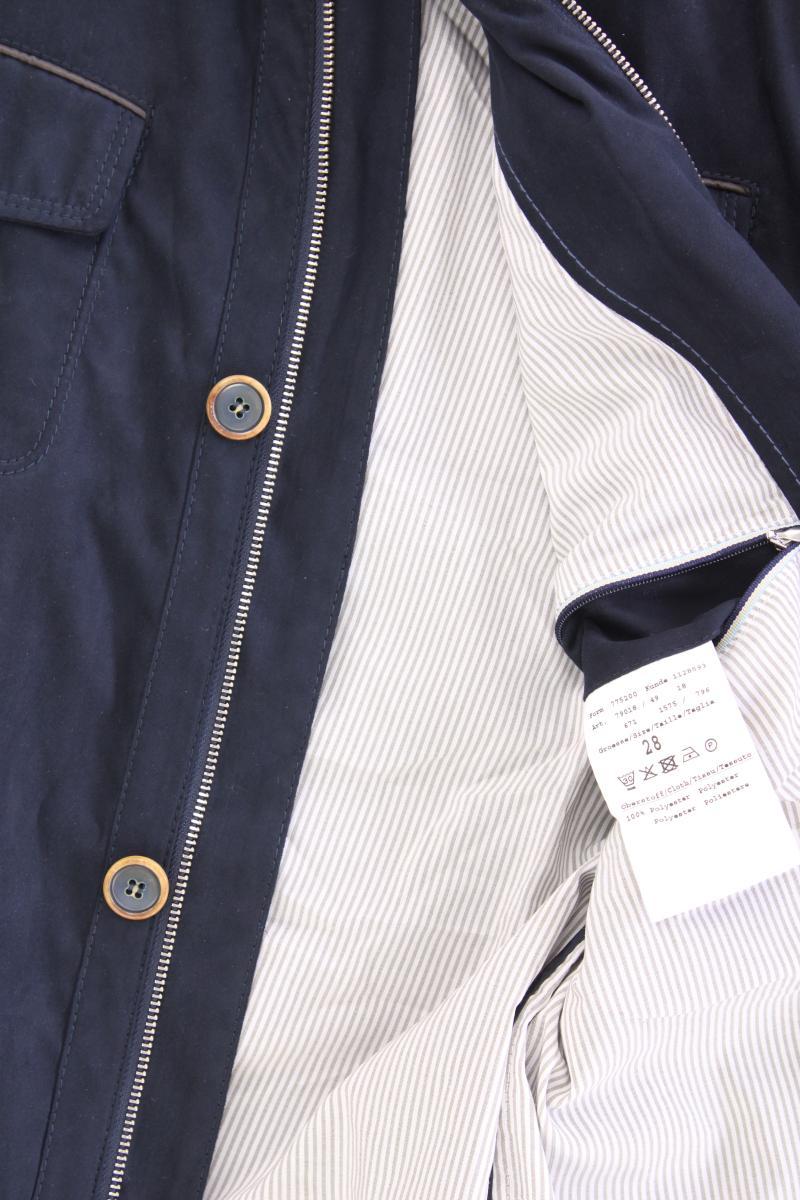 Bugatti Übergangsjacke Gr. Kurzgröße 28 blau aus Baumwolle
