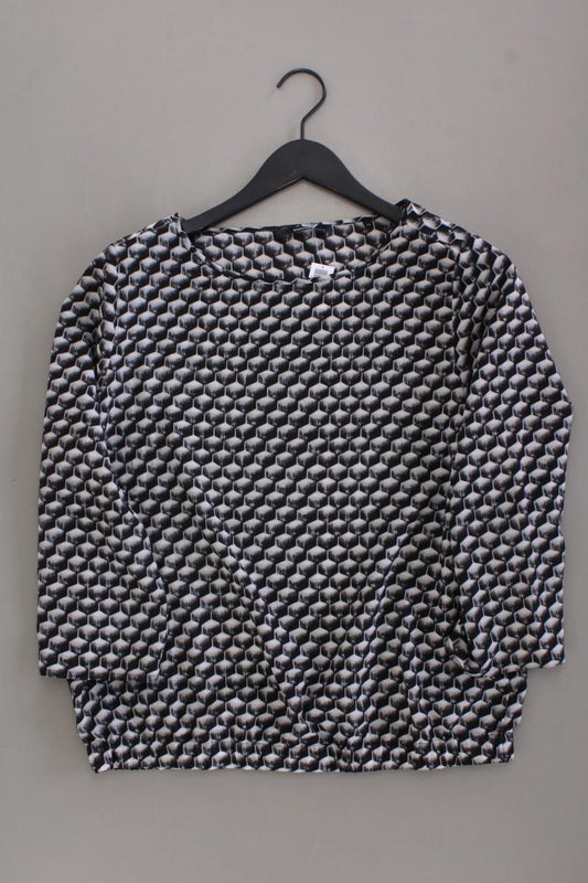 someday. Regular Shirt Gr. 40 geometrisches Muster 3/4 Ärmel schwarz