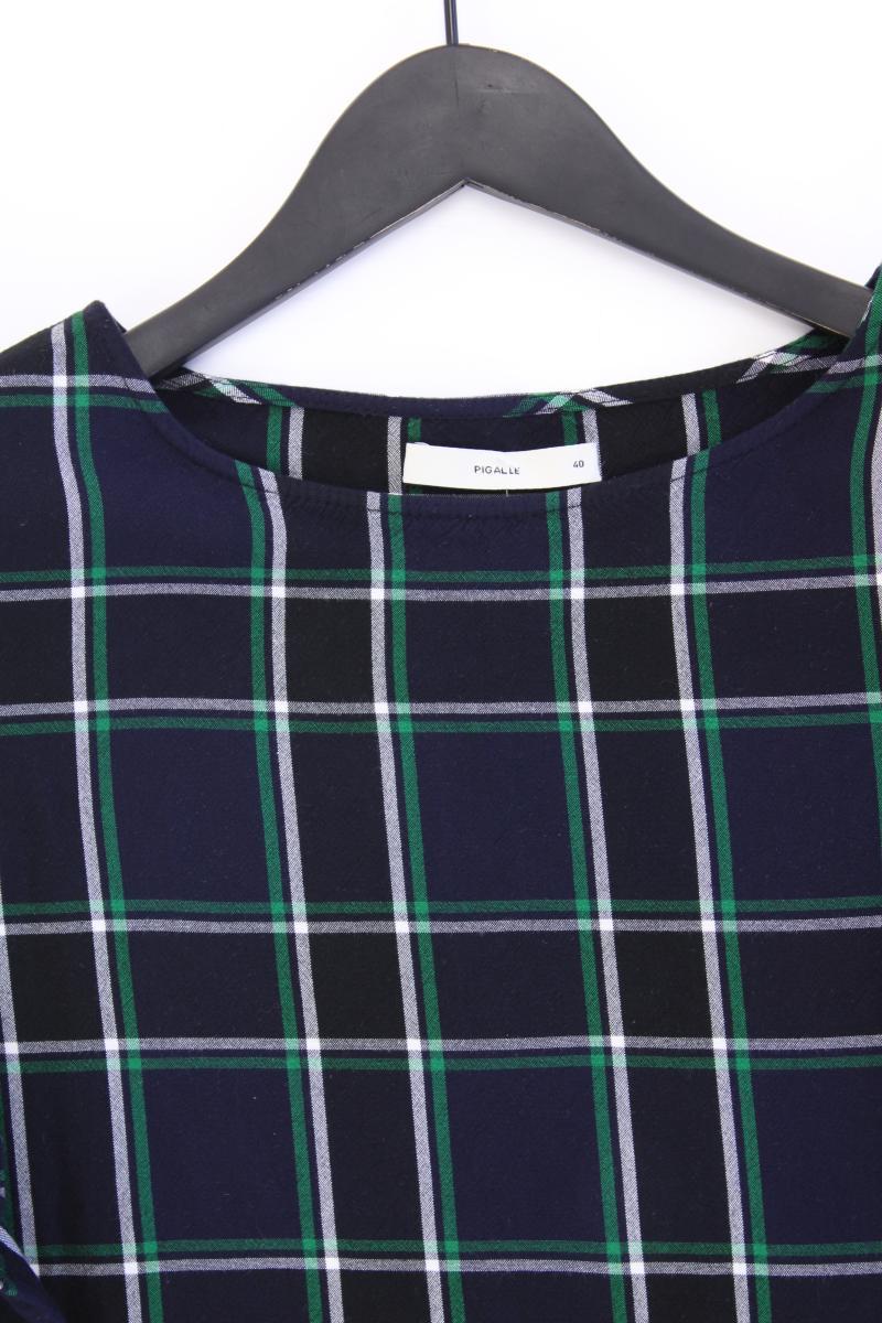 PIGALLE Karobluse Gr. 40 kariert Langarm mehrfarbig