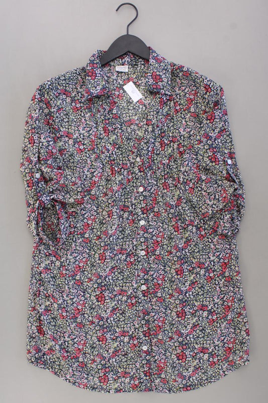Esprit Regular Bluse Gr. XL mit Blumenmuster 3/4 Ärmel mehrfarbig