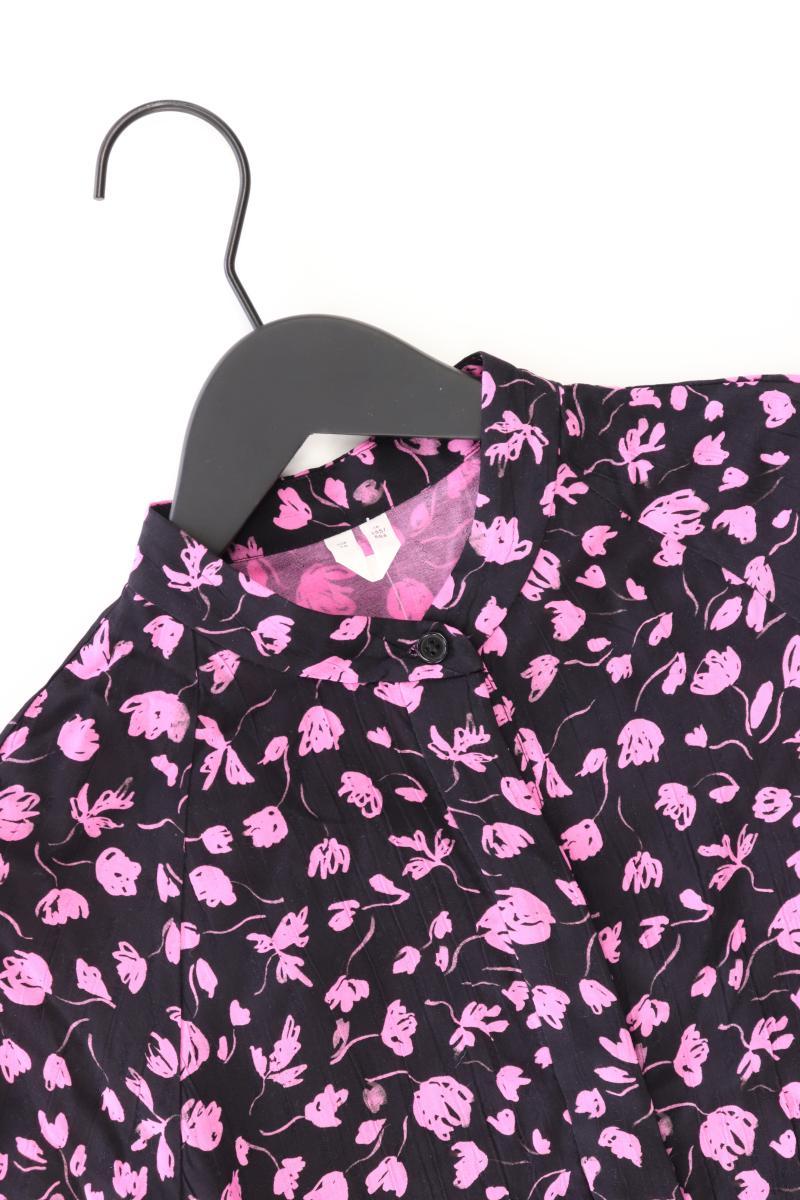 ARKET Langarmkleid Gr. 38 mit Blumenmuster neuwertig pink aus Viskose