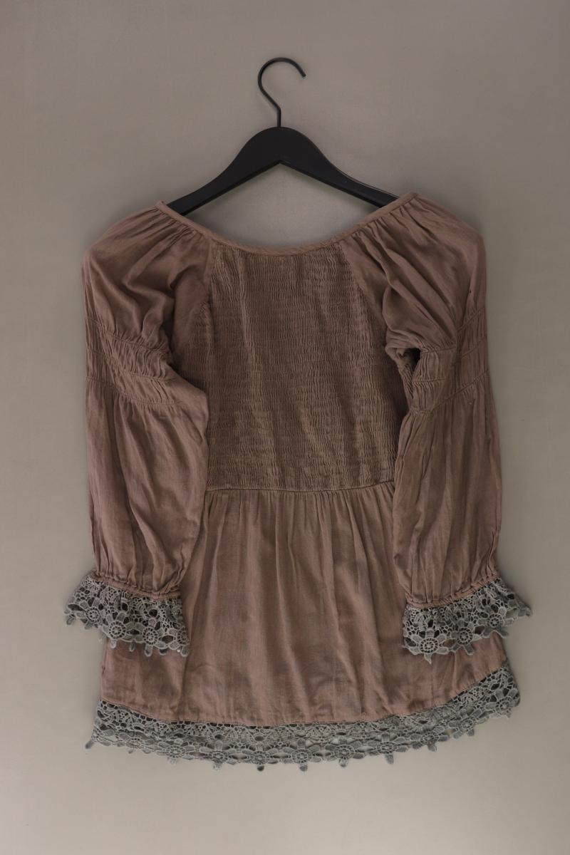 Culture Regular Shirt Gr. L 3/4 Ärmel braun aus Baumwolle