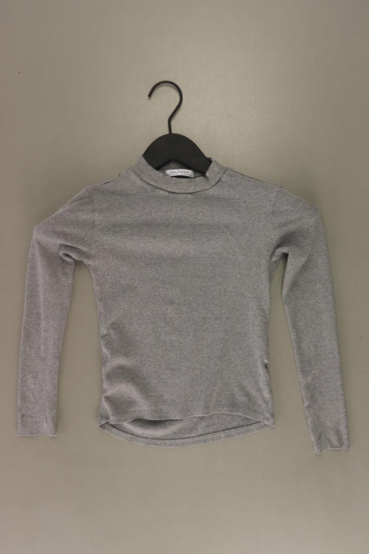 Zara Cropped Shirt Gr. M 3/4 Ärmel grau