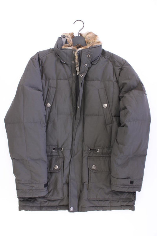 Camp David Winterjacke für Herren Gr. M grau aus Nylon