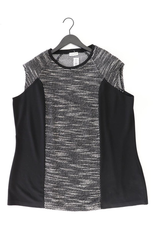 Gina Laura T-Shirt Gr. XXL Kurzarm schwarz aus Baumwolle
