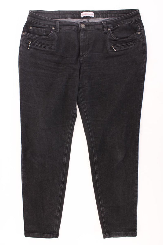 sheego Skinny Jeans Gr. Kurzgröße 23 grau aus Baumwolle