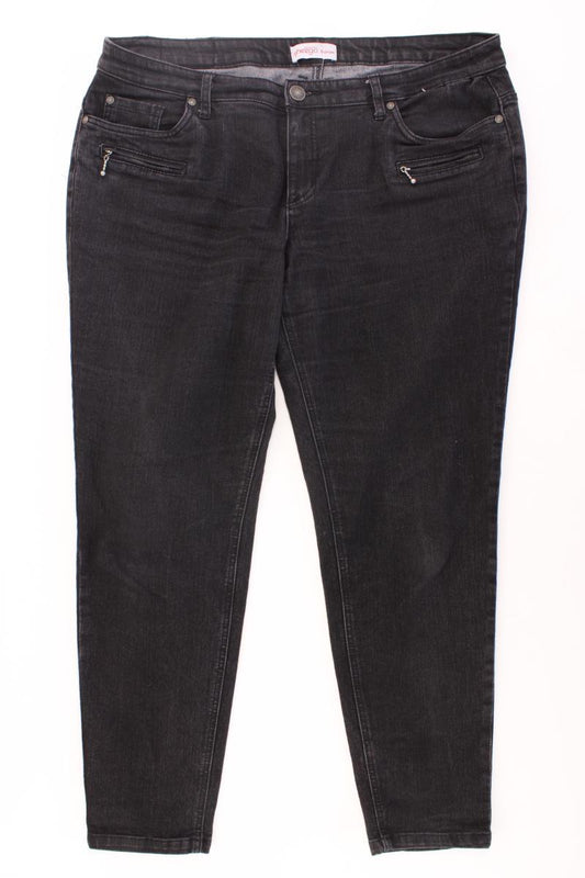 sheego Skinny Jeans Gr. Kurzgröße 23 grau aus Baumwolle
