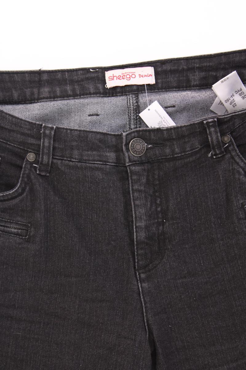 sheego Skinny Jeans Gr. Kurzgröße 23 grau aus Baumwolle