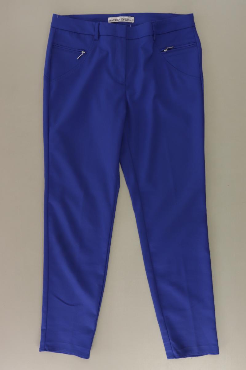 Ashley Brooke Hose Gr. Kurzgröße 20 neuwertig blau aus Baumwolle