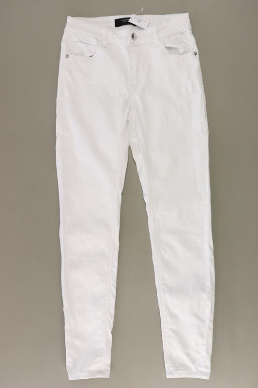 Reserved Skinny Jeans Gr. 34 weiß aus Baumwolle