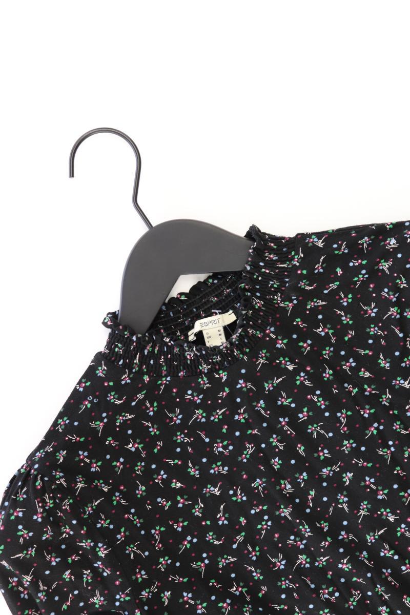 Esprit Langarmbluse Gr. M schwarz aus Viskose