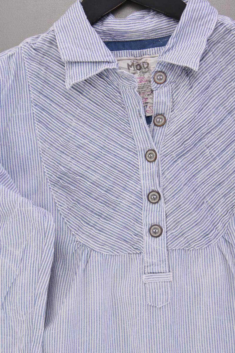 M.O.D Regular Bluse Gr. S gestreift 3/4 Ärmel blau