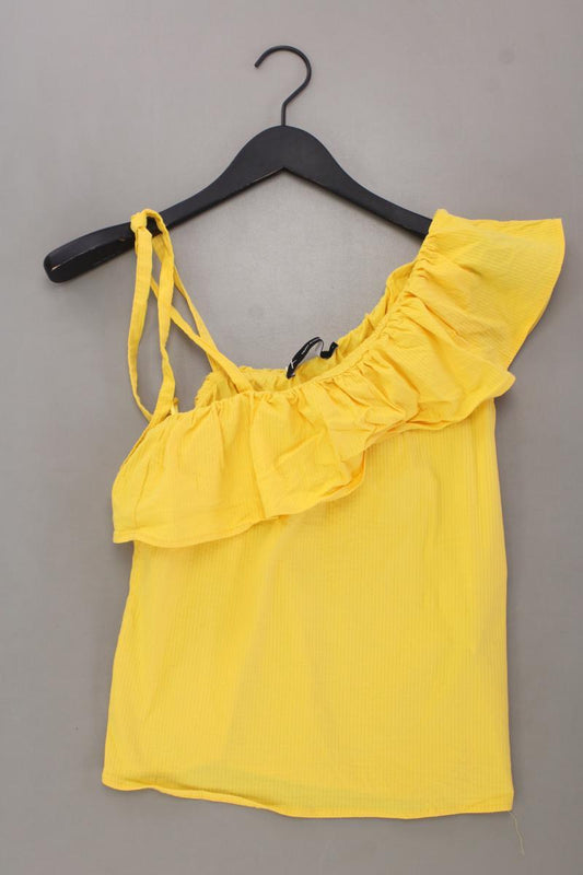 Vero Moda Kurzarmbluse Gr. S gelb aus Baumwolle