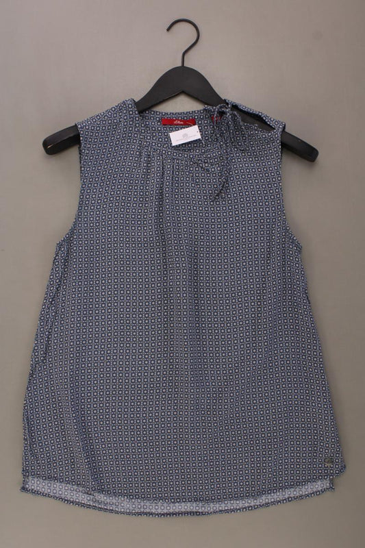 s.Oliver Ärmellose Bluse Gr. 36 grau aus Viskose