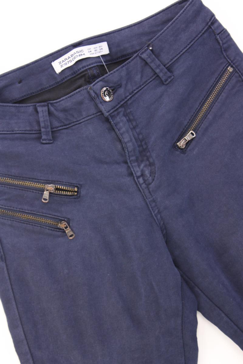 Zara Skinny Jeans Gr. 34 blau
