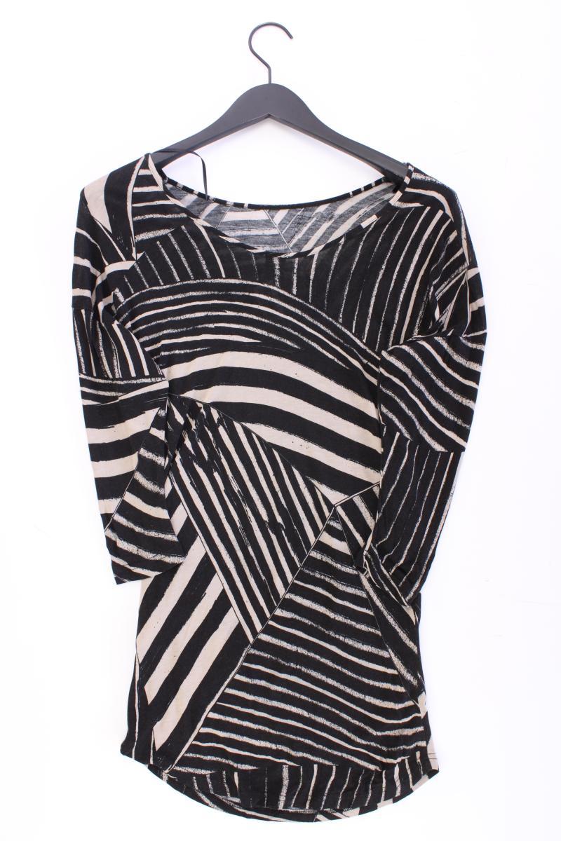 Vero Moda Schlauchkleid Gr. XS gestreift 3/4 Ärmel schwarz aus Viskose