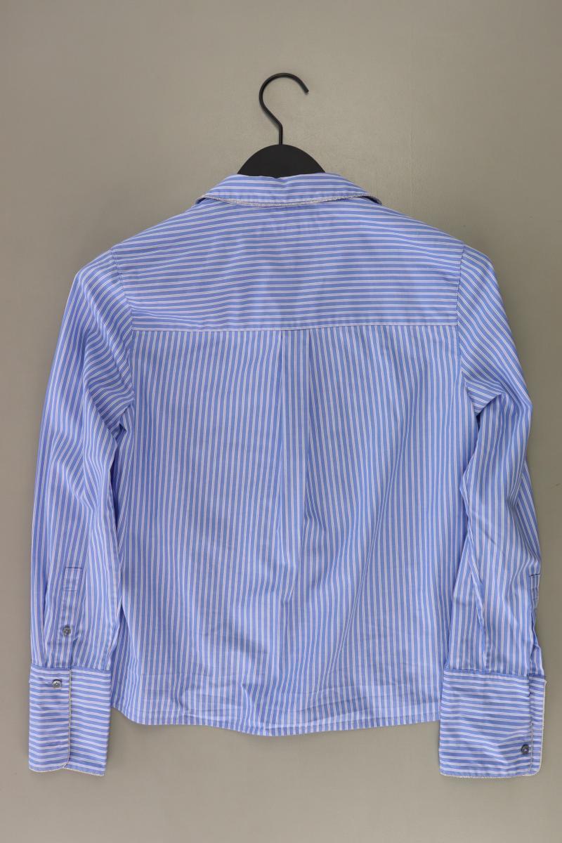 Tommy Hilfiger Rüschenbluse Gr. US 6 (XS) gestreift Langarm blau