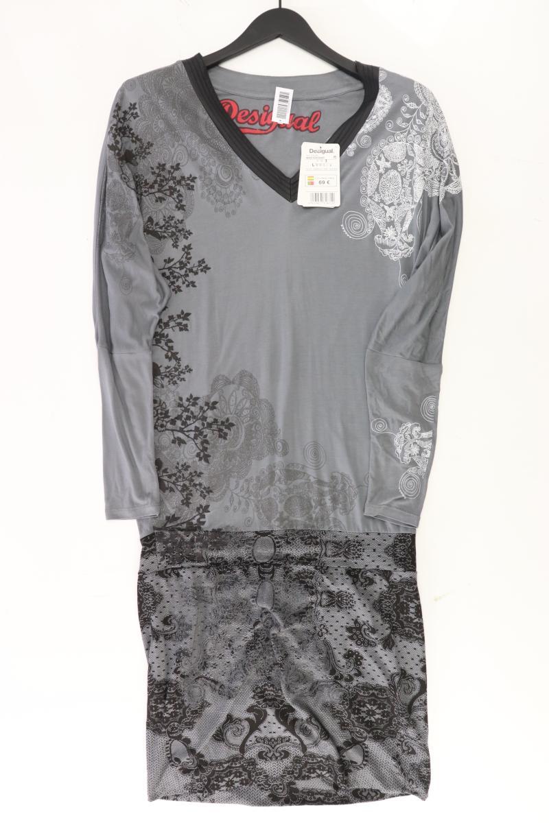 Desigual Jerseykleid Gr. L neu mit Etikett Neupreis: 69,0€! Langarm grau