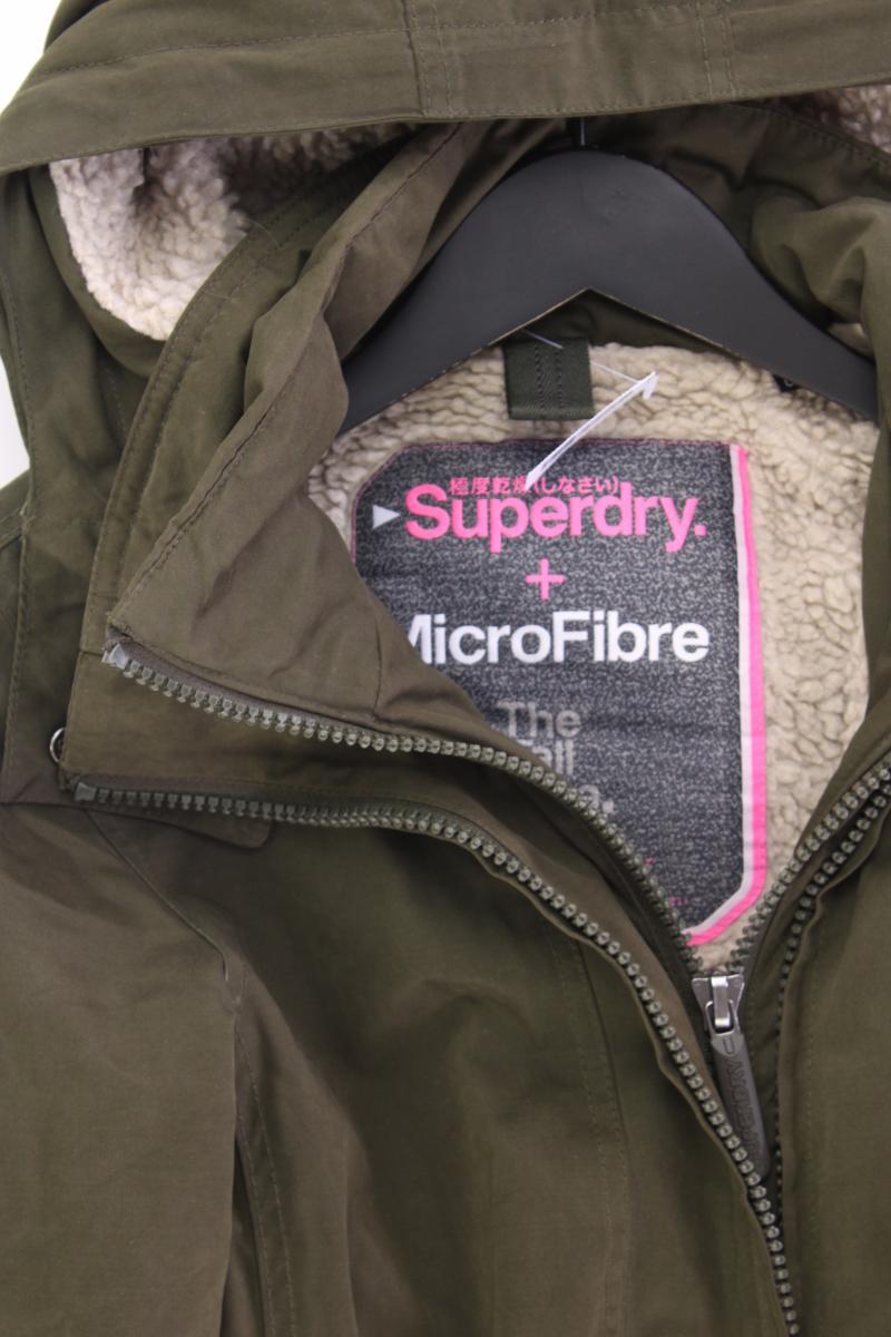 Superdry Parka Gr. XS olivgrün aus Polyester