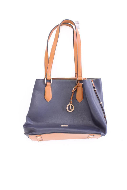 L. Credi Schultertasche blau