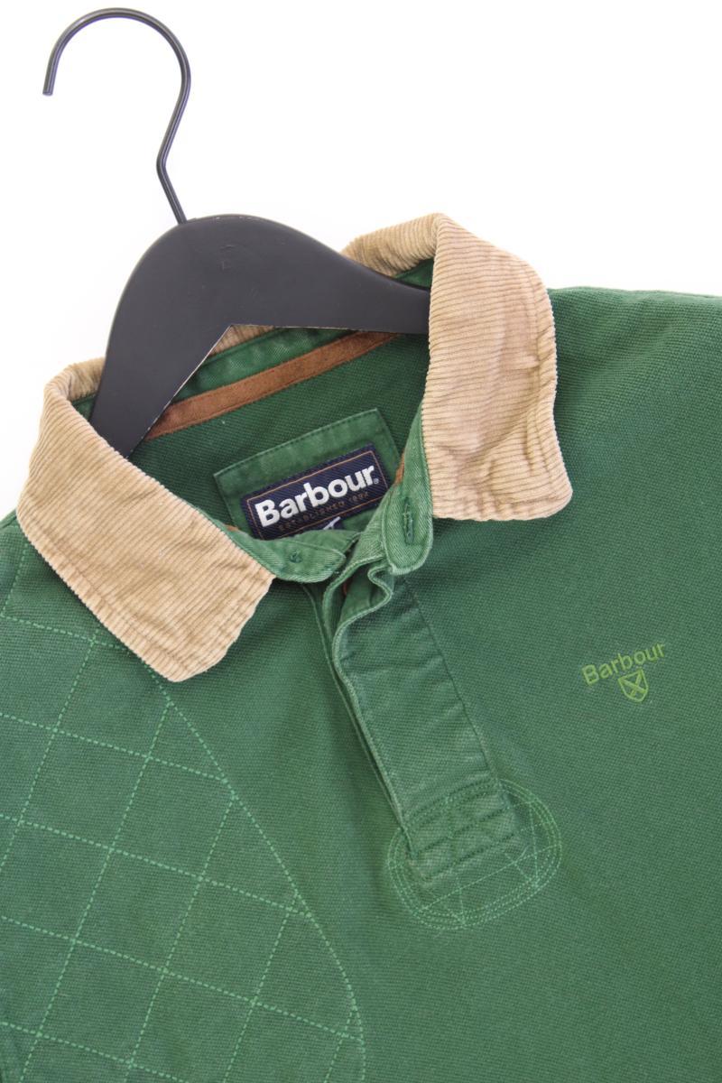 Barbour Poloshirt für Herren Gr. L Kurzarm grün aus Baumwolle