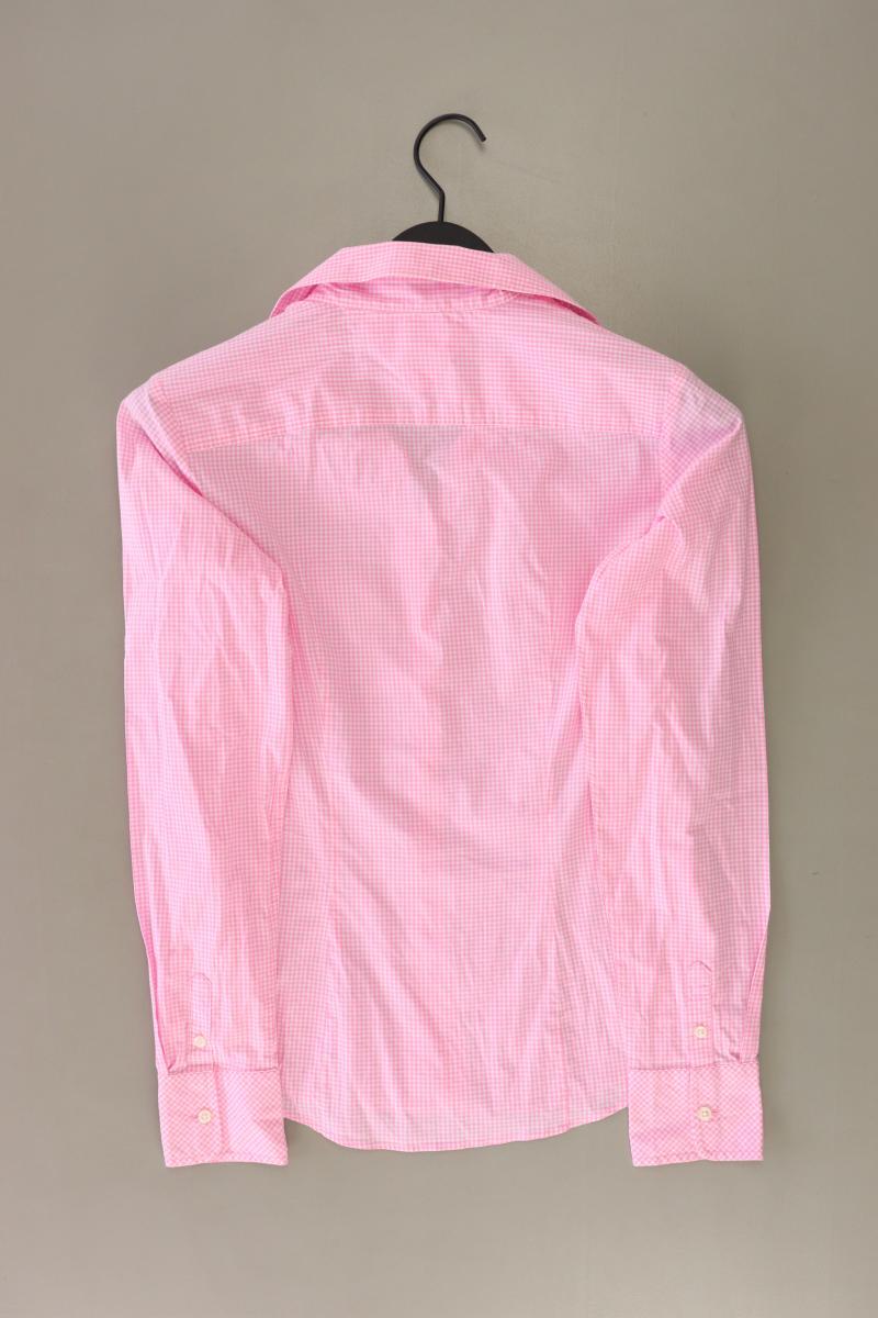 Tommy Hilfiger Karobluse Gr. UK 6 (XS) kariert Langarm rosa aus Baumwolle