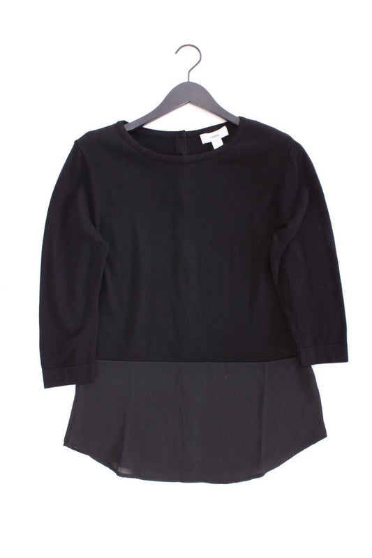 Heine Regular Shirt Gr. 38 3/4 Ärmel schwarz aus Viskose