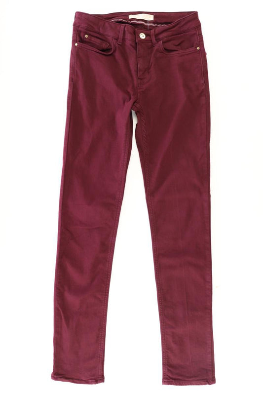Zara Skinny Jeans Gr. 36 lila aus Baumwolle