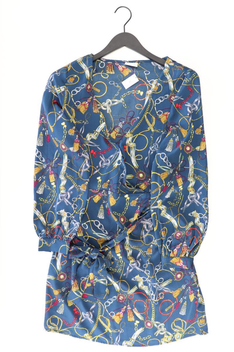 Vila Langarmkleid Gr. 40 neuwertig mit Gürtel blau
