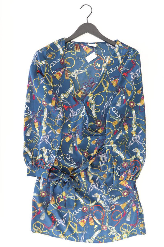 Vila Langarmkleid Gr. 40 neuwertig mit Gürtel blau