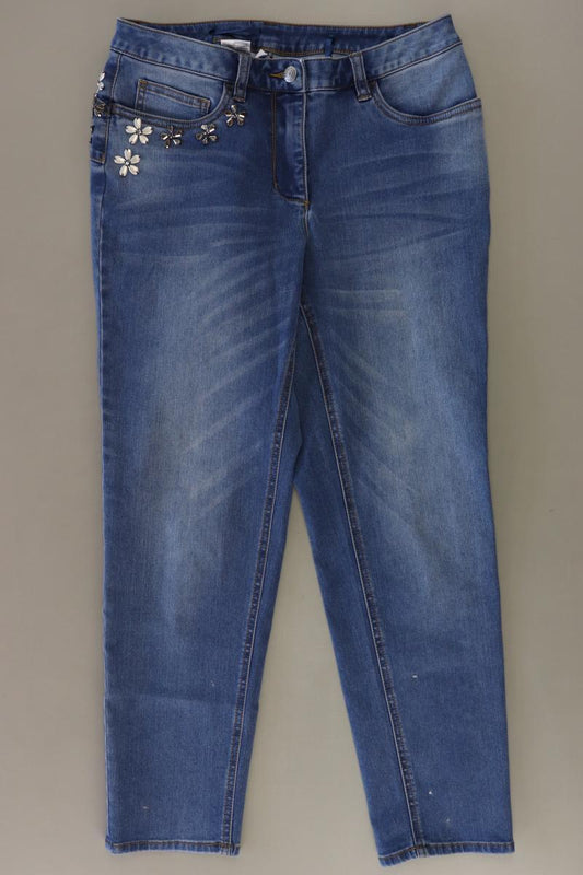 Madeleine Skinny Jeans Gr. 40 blau aus Baumwolle