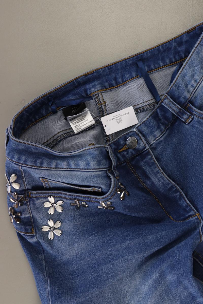 Madeleine Skinny Jeans Gr. 40 blau aus Baumwolle